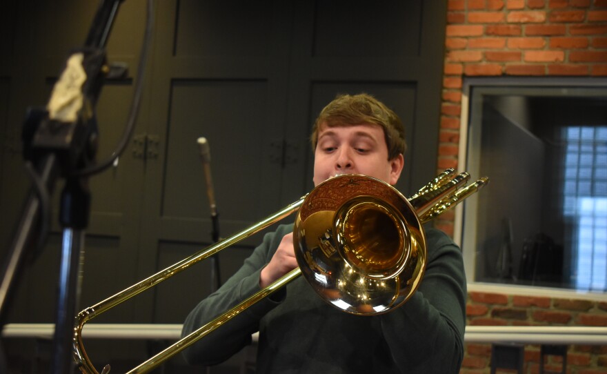 Jason Donnelly on Bass Trombone