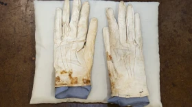 The gloves once were envisioned to be part of the permanent collection at Abraham Lincoln’s presidential museum in Springfield. But they instead were auctioned for $1.5 million to a mystery bidder amid concerns the public might never see them again.