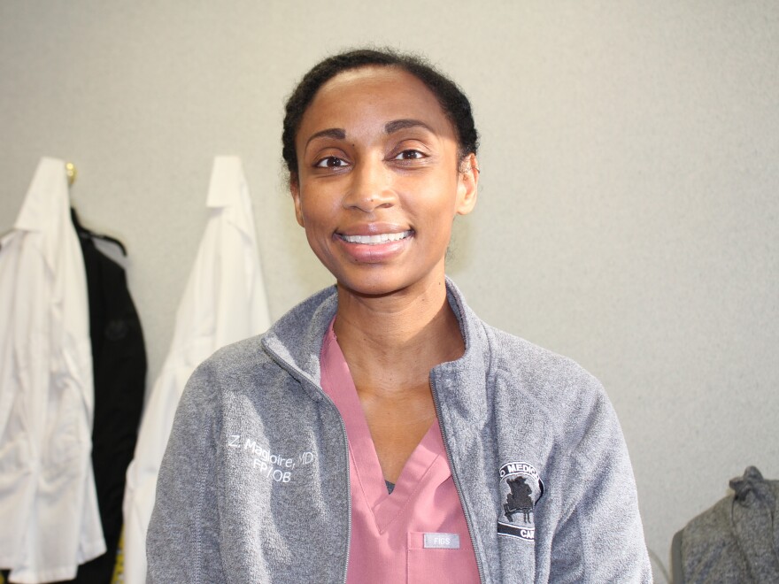 Dr. Zita Magloire, a family medicine physician, says providing care to mothers before, during, and after pregnancy is "just essential care" that "affects the whole trajectory of life."