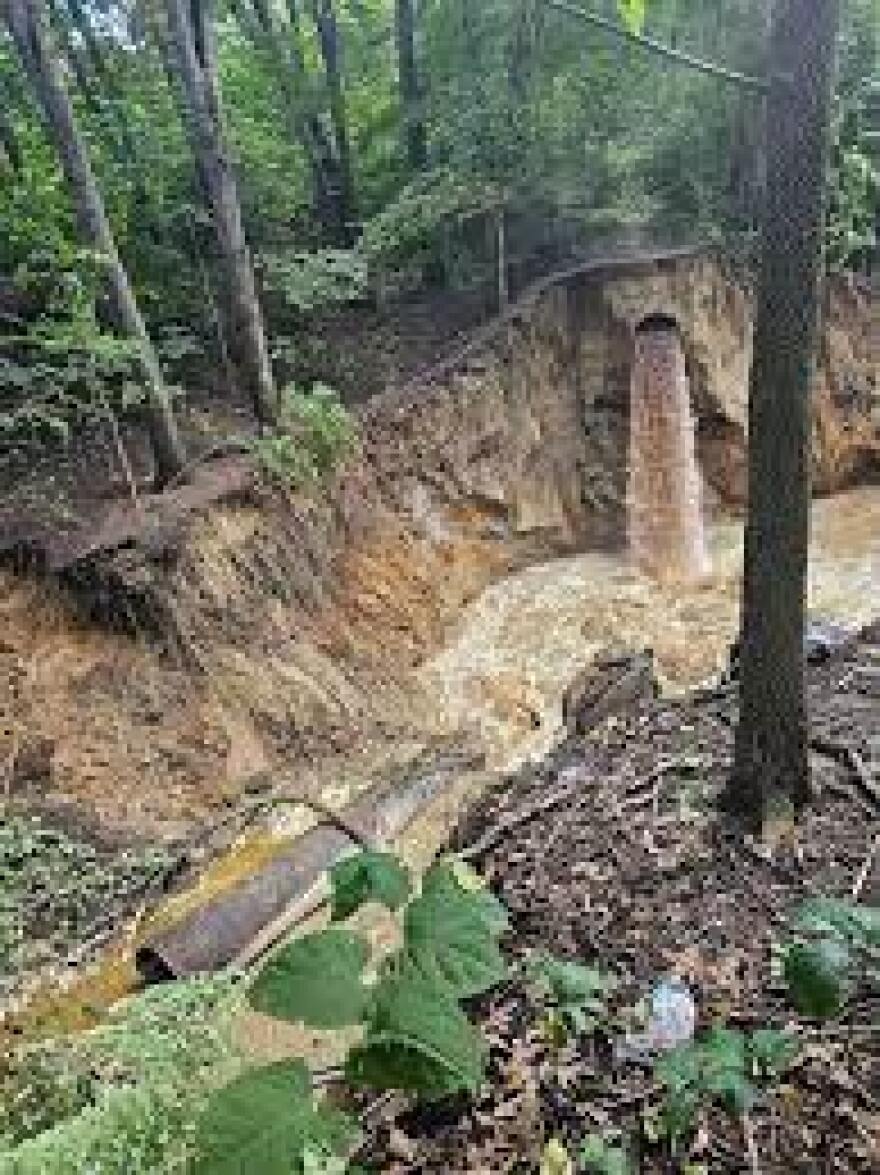 The collapse of a culvert in the Abbe Brook conservation area on September 12, 2023 caused a major water main break and a boil water order.