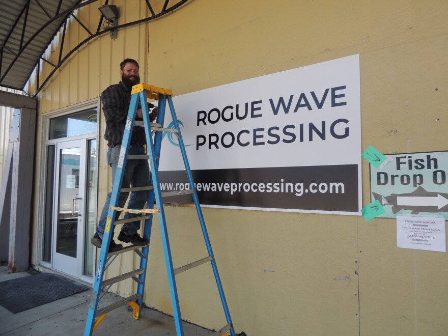 Matt Haakenson has experience as a commercial fisherman and processor in Cook Inlet. Now, he's assistant general manager of the new Cook Inlet processing company Rogue Wave.