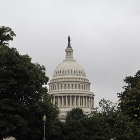 The Capitol dome.