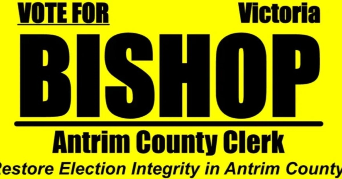 Paperwork filed to recall Antrim County Clerk Victoria Bishop