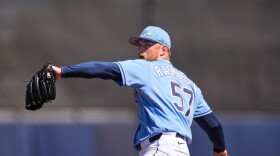 Tampa Bay's Drew Rasmussen is making his first opening day start. In 2025, he became the only pitcher to return from three major elbow surgeries and be named to the All-Star Game. He finished with a 10-5 record with a 2.76 ERA in 31 starts.