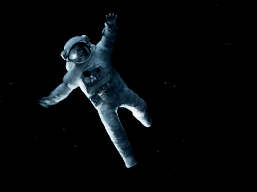 Sandra Bullock winds up adrift in Alfonso Cuaron's <em>Gravity</em>.