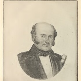 Rezin P. Bowie (older brother of James Bowie), alleged inventor of the Bowie knife. From History of Texas, Vol. 1, John Henry Brown, 1892. Public domain.
