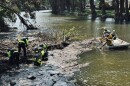 Indiana Task Force One members assist in search and recovery efforts in Texas, in a photo posted July 25, 2025.