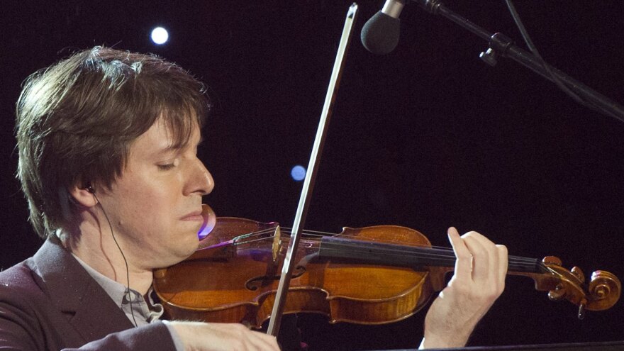 Violinist Joshua Bell at the National Christmas Tree Lighting in Washington, D.C., on Dec. 6.