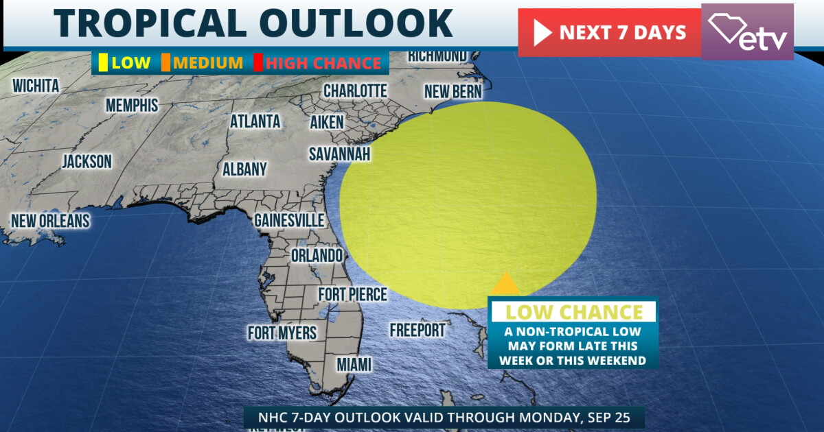 A tropical system may impact South Carolina this weekend | South ...