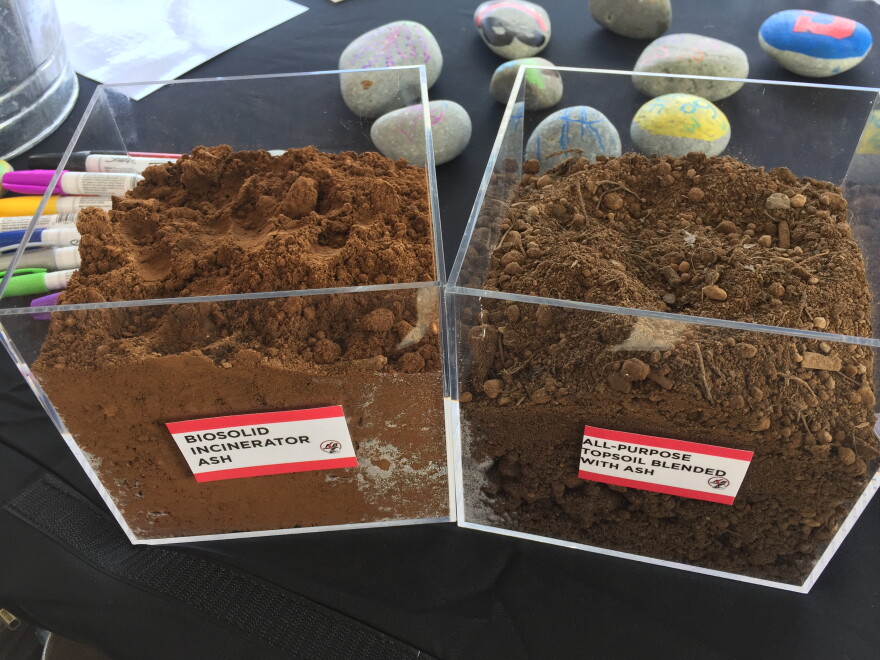 The Northeast Ohio Regional Sewer District's partnership with Kurtz Bros. has repurposed the ash to be used in topsoil (right), which is richer in nutrients.