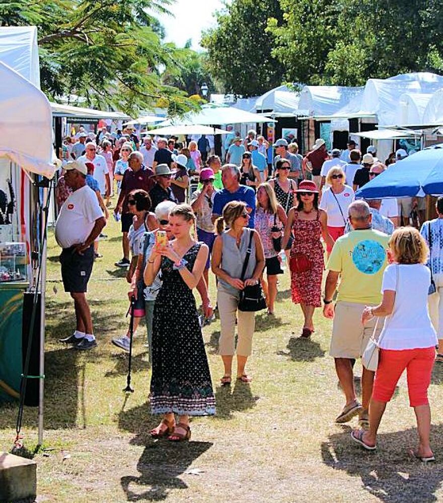 Crowd Shot at Bonita Springs National Art Festival