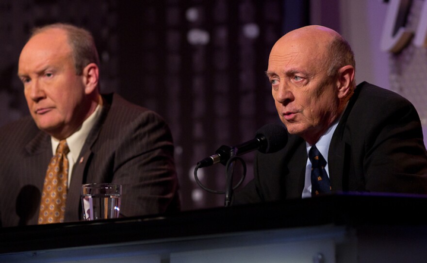 Amb. R. James Woolsey (right) and Andrew C. McCarthy argue that the material leaked by Edward Snowden has put U.S. national security at risk.