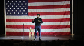 Democratic candidate for Senate Abdul El-Sayed speaks to an audience at Central Michigan University on Friday, October 9th, 2026.