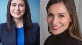 Jessica Ramos, left, and Alessandra Biaggi.