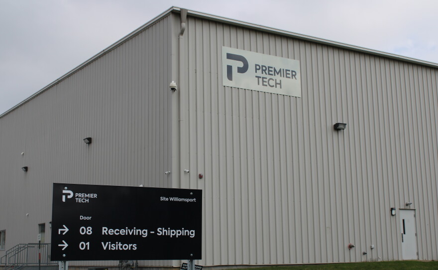 Premier Tech's new Williamsport facility where they'll focus on making and installing their EcoFlow septic systems.