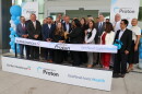State and healthcare officials cut the ribbon on the Connecticut Proton Center, built in partnership between the state’s two largest hospital systems, Hartford Healthcare and Yale New Haven Health.