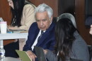 Ecuador's former President Lenin Moreno, who is charged with accepting bribes from Chinese company Sinohydro in connection with the construction of one of the country's hydroelectric power plants, attends a hearing at the National Court of Justice in Quito, Ecuador, Friday, Aug. 28, 2026.