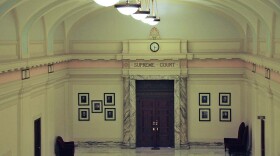 Courtroom entrance. 