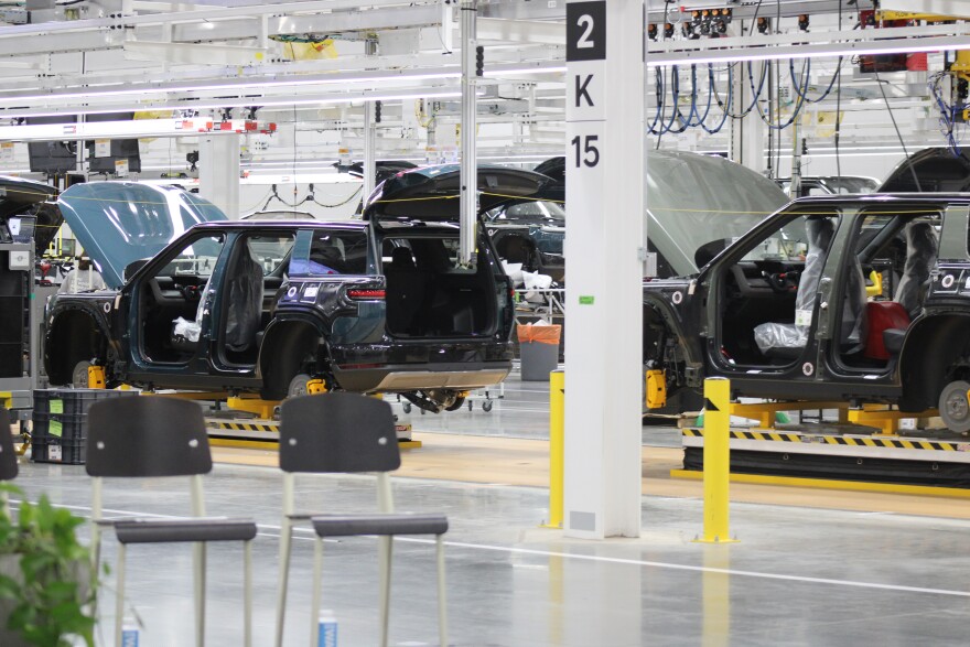 Highlights from Gov. JB Pritzker's visit to the R2 plant in Normal on Tuesday, May 19, 2026.