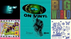 Albums out Aug. 14 include releases from (clockwise from top left) Phoebe Bridgers, Hovvdy, Special Friend and Sweeping Promises.