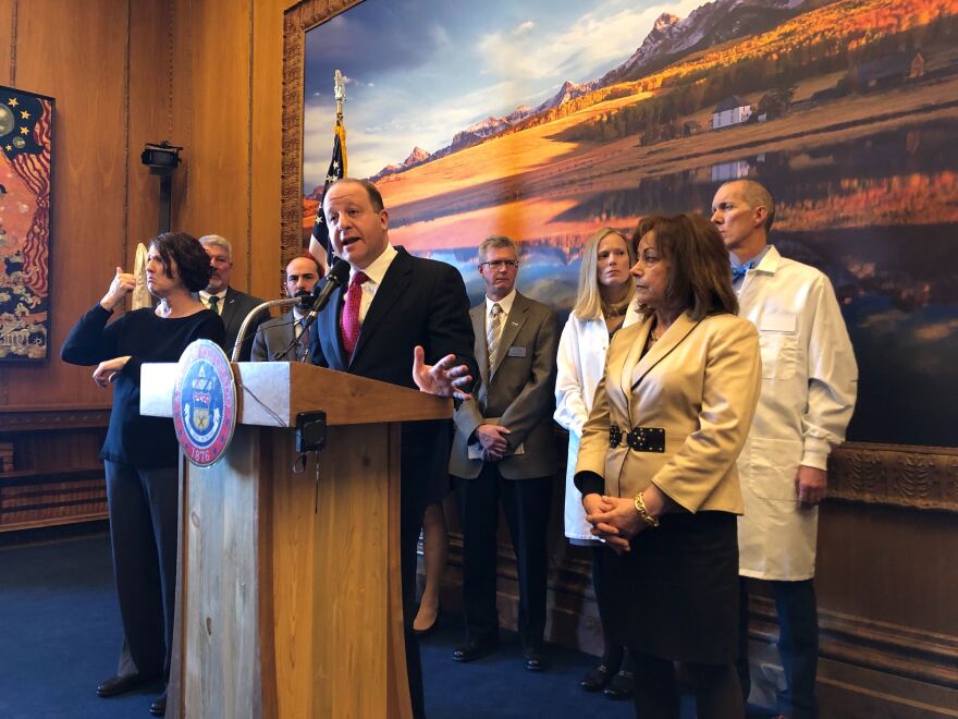 Gov. Polis announced three more cases of COVID-19 in Arapahoe, Eagle and Gunnison counties and declared a state of emergency Tuesday morning.