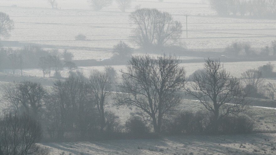 Forecasters are warning a Siberian Arctic blast nicknamed the "beast from the east" is enveloping the U.K. in the coming days. Here the winter sun is seen in Somerset, England on Friday.