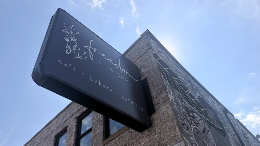 Freedom a la Cart Cafe + Bakery + Catering in downtown Columbus employs survivors of sex trafficking and provides supportive services.
