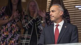 Andrew Pollack, shown here at the Capitol in Tallahassee last year, is the newest member of the state Board of Education. His daughter, Meadow, was killed at Marjory Stoneman Douglas High School.