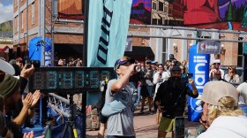 West Virginia's Dan Green sips on a well-deserved Coors Light after winning the Cocodona 250 on Wed, May 7, 2025. He set a new course record of 58 hours, 47 minutes and 18 seconds. Defending champion Rachel Entrekin from Colorado won the women's division at 63 hours, 58 minutes and 15 seconds becoming the Cocodona's only two-time winner.