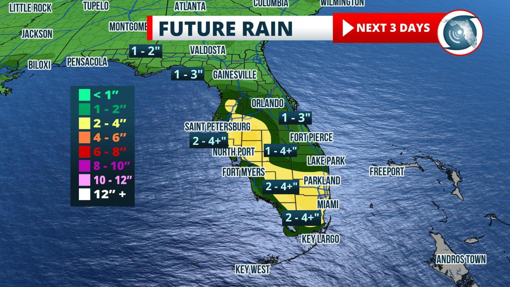 A tropical disturbance in the Gulf will impact Florida into the weekend ...
