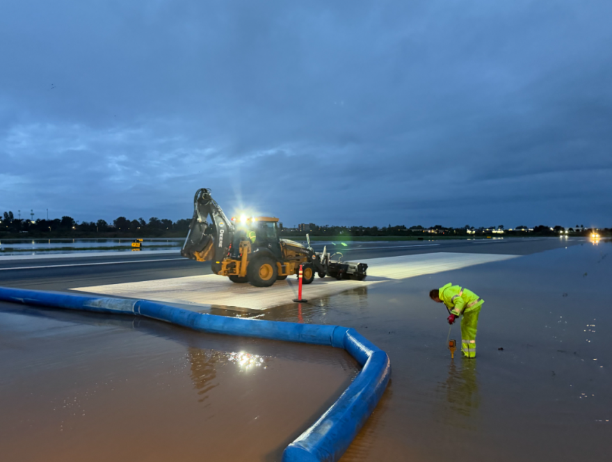 The Santa Barbara Airport faced significant flooding this week, causing flight operations to temporarily shutdown.