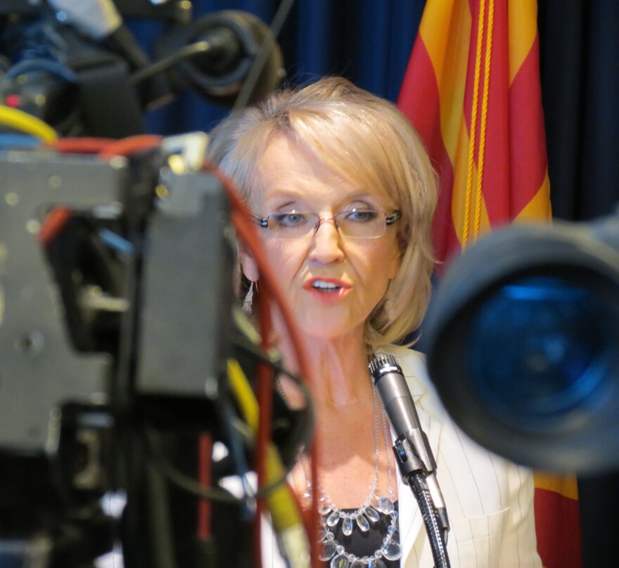 Arizona Gov. Jan Brewer spoke to the media following the U.S. Supreme Court's ruling on Arizona's immigration law. 