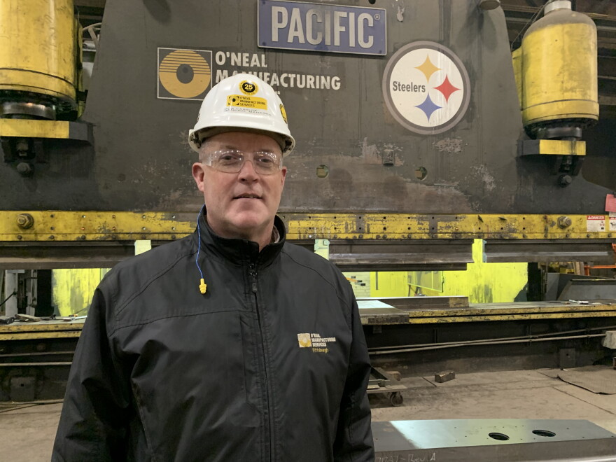 Gus Cassida, general manager at O'Neal Manufacturing Services in Ambridge, has scrambled over the past year to fill open positions on his 100-person staff. Factories are competing for fewer workers as demand for goods continues to surge.