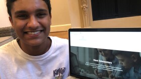 Texas high school student Amruth Nandish, 16, created the program called Telementors to help health care workers and their children.