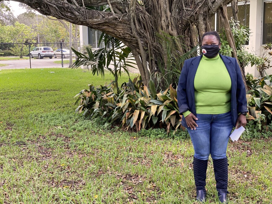 Lilia Francois, a social worker with Broward County Public Schools, has dedicated herself during the COVID-19 pandemic to keeping track of students who've missed a lot of class time or to finding those who stopped going altogether.