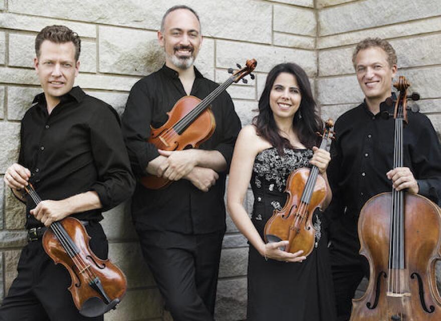 color photo of the Pacifica Quartet