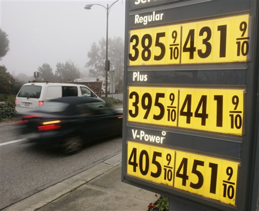 The AAA auto club reports the average price of a gallon of regular gasoline in Washington is $3.88.