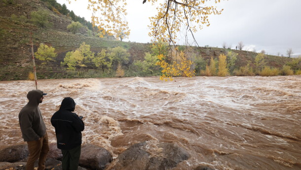 As of 11:30 am, the Animas River reached a flow of 10,600 cubic feet per second, prompting its closure.