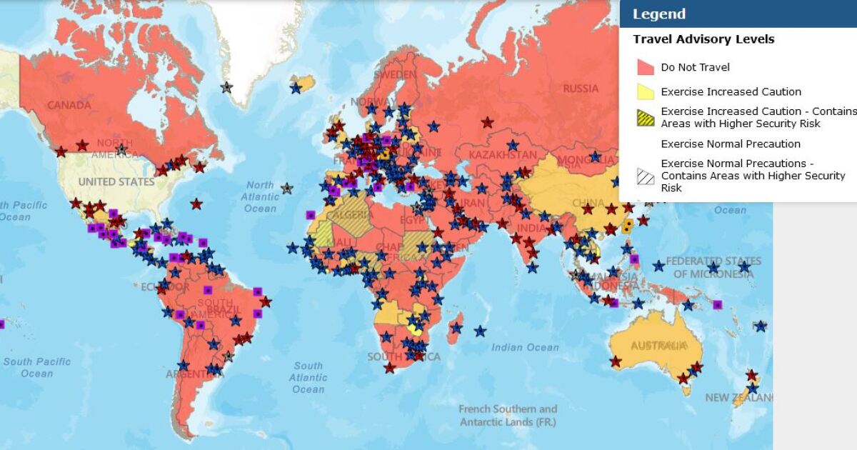 Canada added to U.S. 'Do Not Travel' list WBFO
