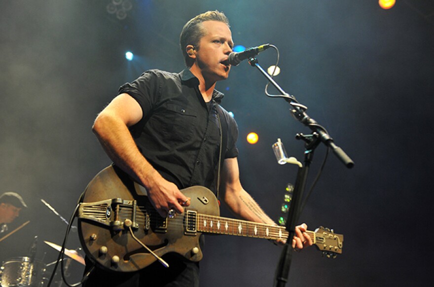 LONDON, ENGLAND - JANUARY 22: Jason Isbell performs on stage at the O2 Forum Kentish Town on January 22, 2016 in London, England. (Photo by C Brandon/Redferns)