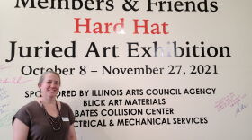 Tuesday Cetin, Executive Director of the Galesburg Community Arts Center