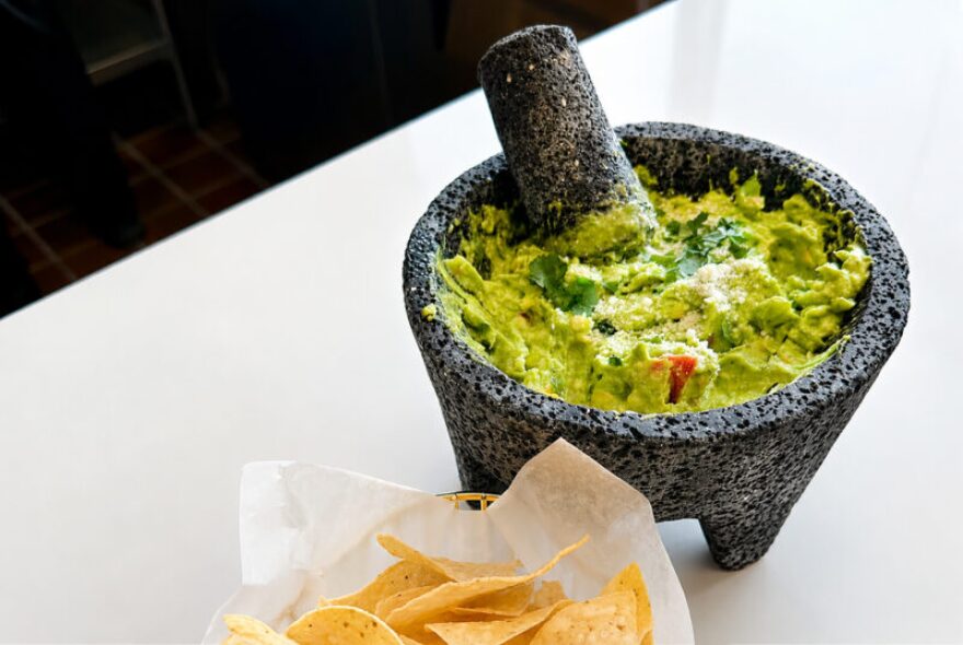 Build-your-own guacamole at Rulber’s Restaurant Mas Cantina.