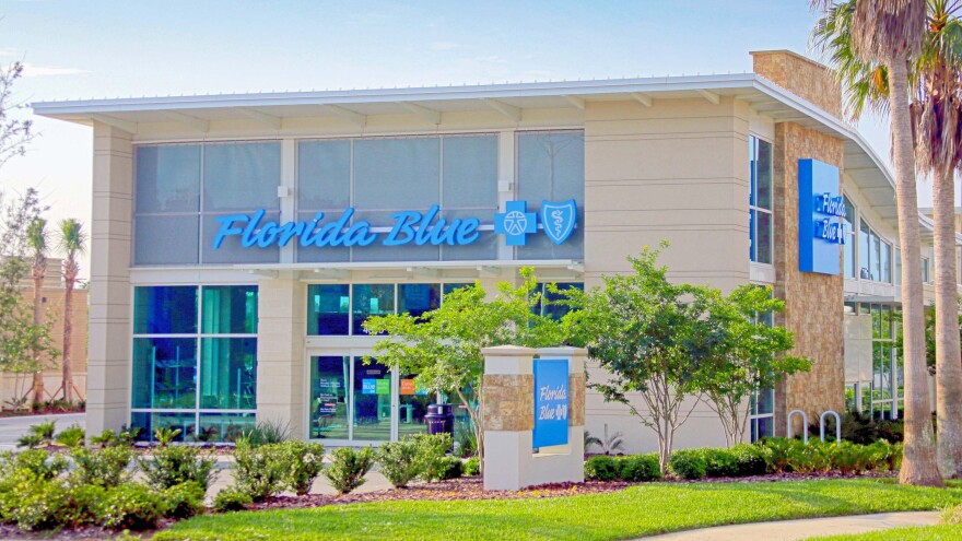 exterior of Florida Blue retail center