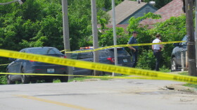  A recent homicide scene being investigated by the Kansas City Police in this file photo. 