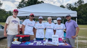 Volunteers with the N.C. Forward Party collected ballot access signatures at a recent event in Bladen County.