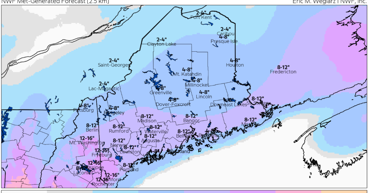 A nor'easter could bring power outages and more than a foot of snow to ...