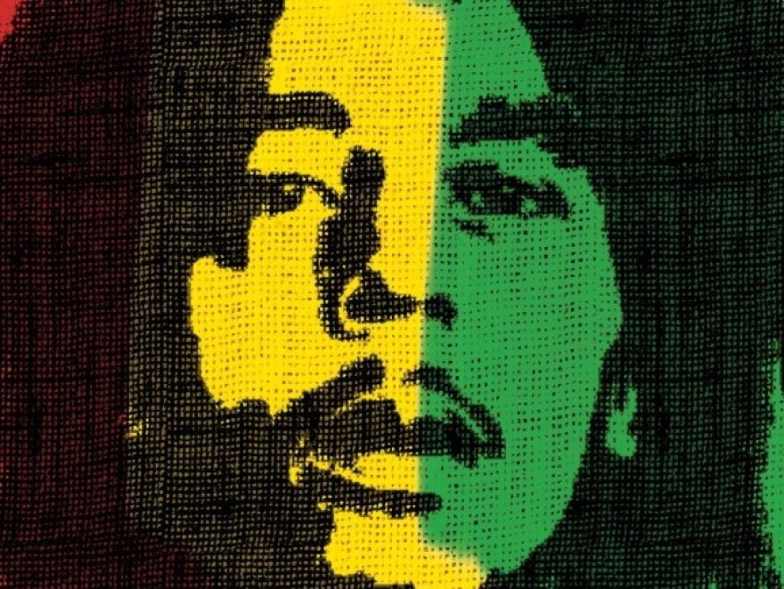 Detail from the <em>Marley</em> movie poster.
