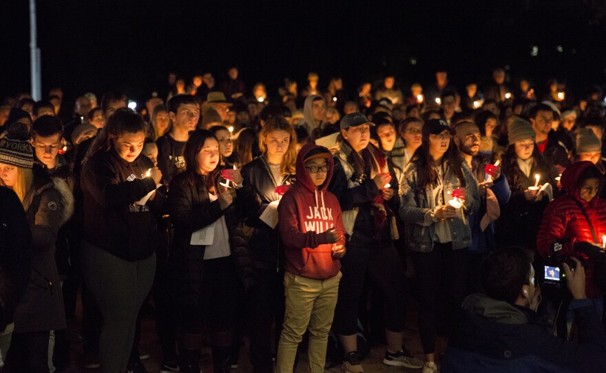 Hundreds attended the "Prayers for Pittsburgh" vigil in honor of the 11 victims killed in the Tree of Life synagogue in Pittsburgh.