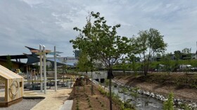 Gatton Park on the Town Branch under construction