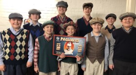 The Burlington Boys Choir after one of their performances with Greensboro Opera for the production of 'Pagliacci.'